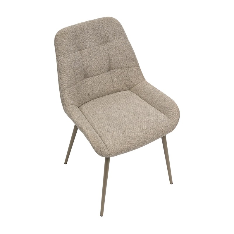 Krzesło OLAF Tapicerowane Beżowe – nowoczesne krzesło do jadalni i salonu