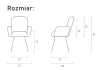 Zdjęcie Wymiarów Krzesło Tadeo