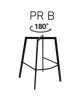 Hoker Nóżki PR B 180°