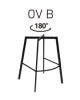 Hoker Nóżki OV B 180°