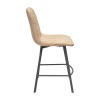 Hoker CUSTO C-3 PB Tapicerowane Beżowy widok od boku – nowoczesne krzesło do jadalni i salonu