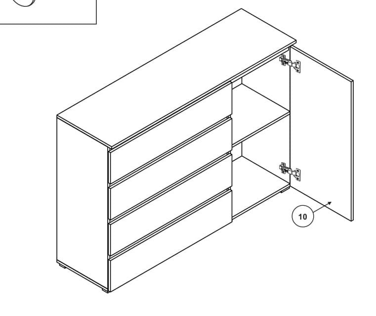 Cosmo C05 Komoda 1drz 4szuf-5.jpg