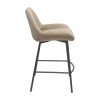 Hoker NORD PB Tapicerowany Beżowy widok od boku – nowoczesne krzesło do jadalni i salonu