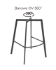 Hoker Nóżki Barowe OV 360°