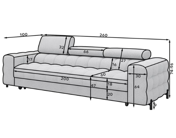 SOFA KANAPA FESTELLO RYSUNEK TECHNICZNY WYMIARY.png