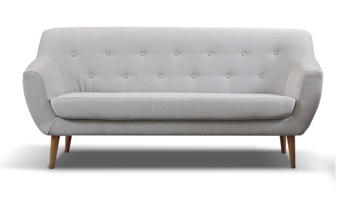 Luxemburg 2 dwuosobowa kanapa sofa szara wysokie drewniane nóżki styl skandynawski.jpg