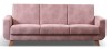 Sofa ARAMIS 3-osobowa Tkanina Everest 2652 Wysokie drewniane nóżki różowa pudrowy brudny róż kanapa wersalka