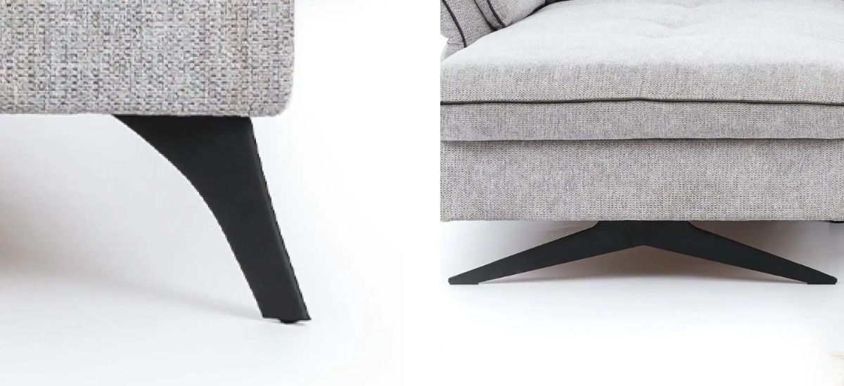 Czarne Nóżki do Narożnika Modułowego MARBELLA