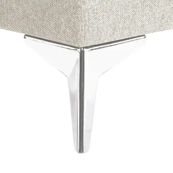 Srebrne Nóżki Modułowa Sofa Modułowa 238 cm GRAPPA 1BL+PANELP+1BP