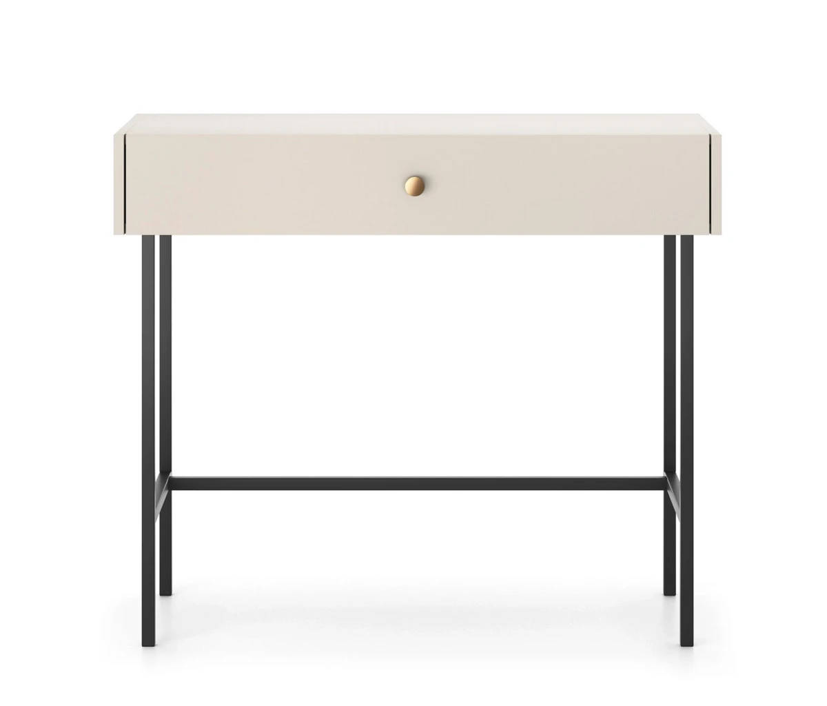 Toaletka z Szufladą BELO Kaszmirowa na Wysokich Nóżkach do Sypialni