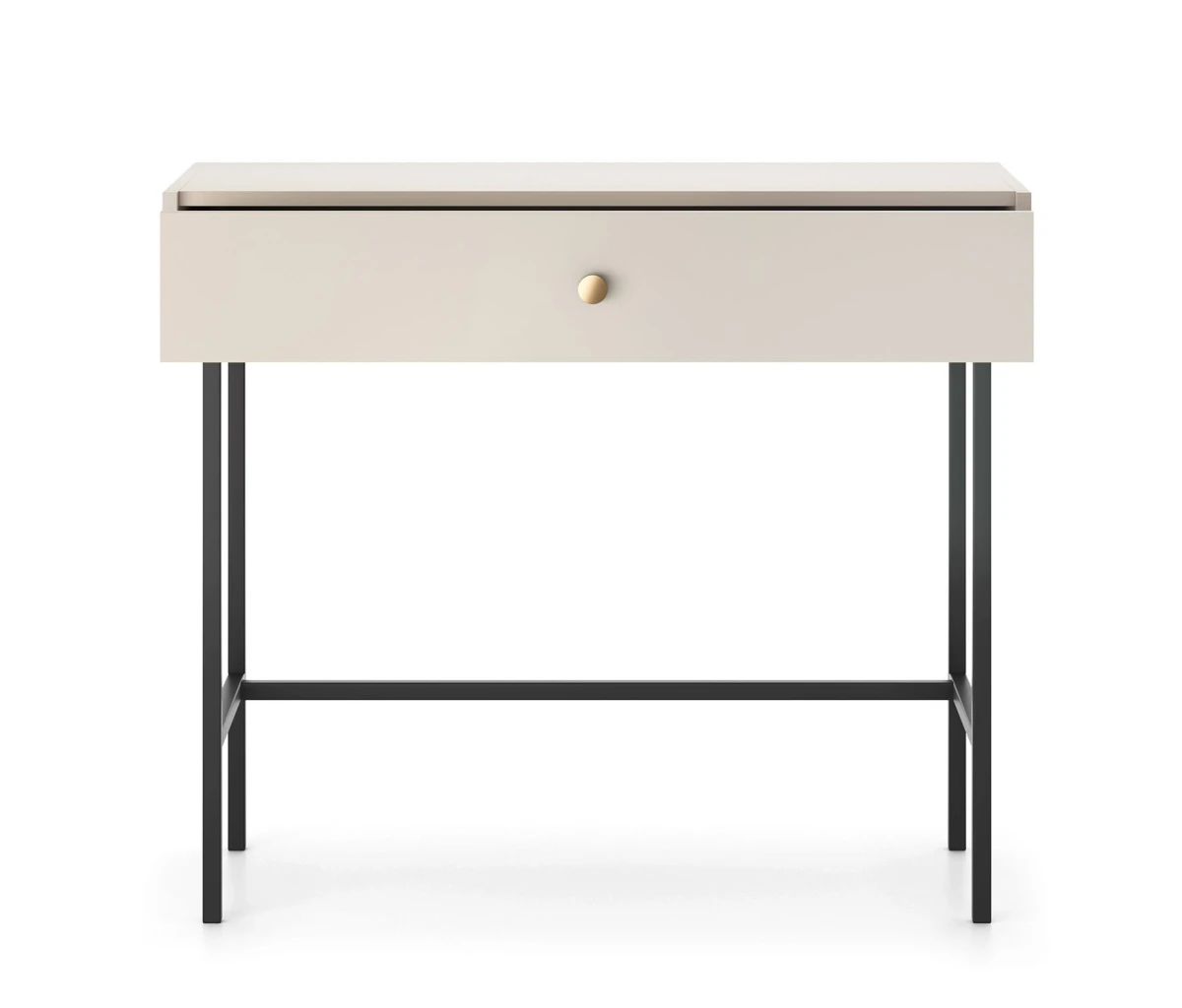 Zdjęcie Prezentujące Otwartą Szufladę w Kaszmirowej Konsoli BELO