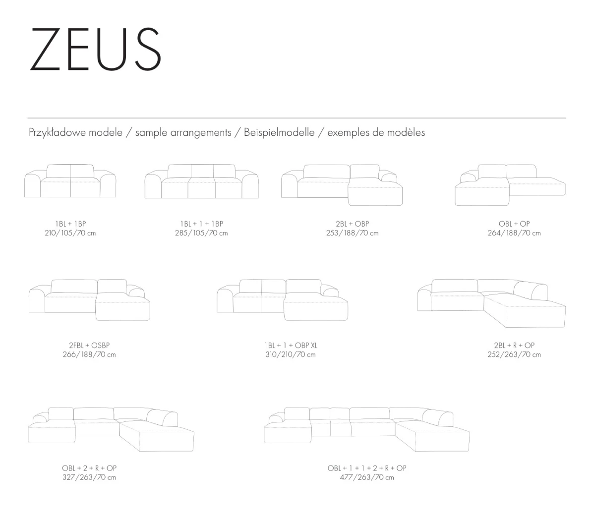 Kolekcja Mebli Wypoczynkowych ZEUS