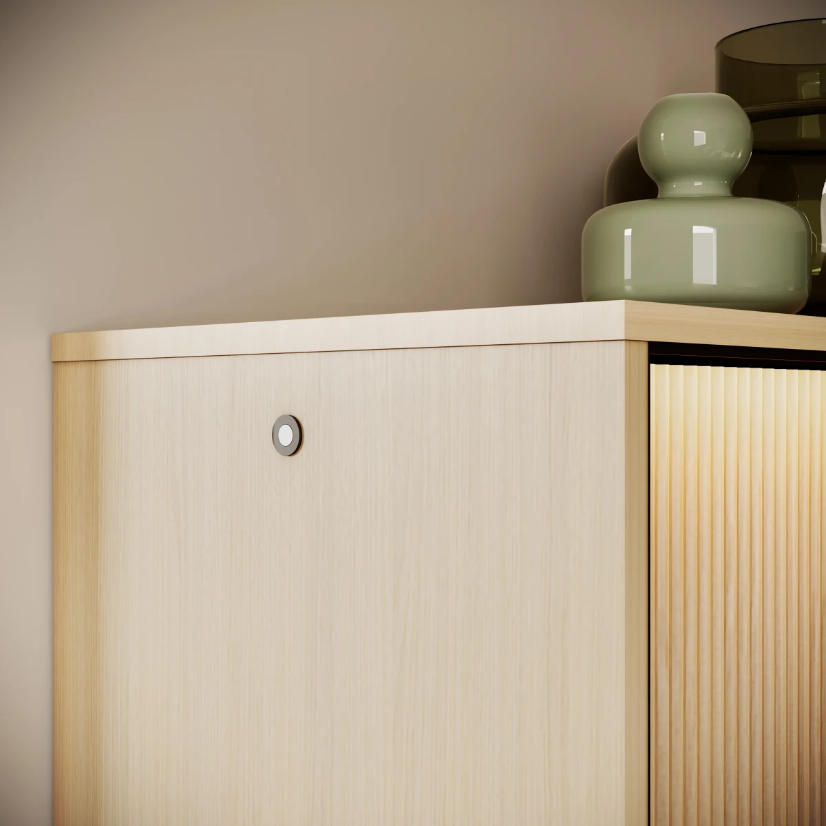 FW3VBC_02a  FLOW FW-03 - komoda 3d z oświetleniem - dąb vincenza bielona czarny detale aranżacja.jpg