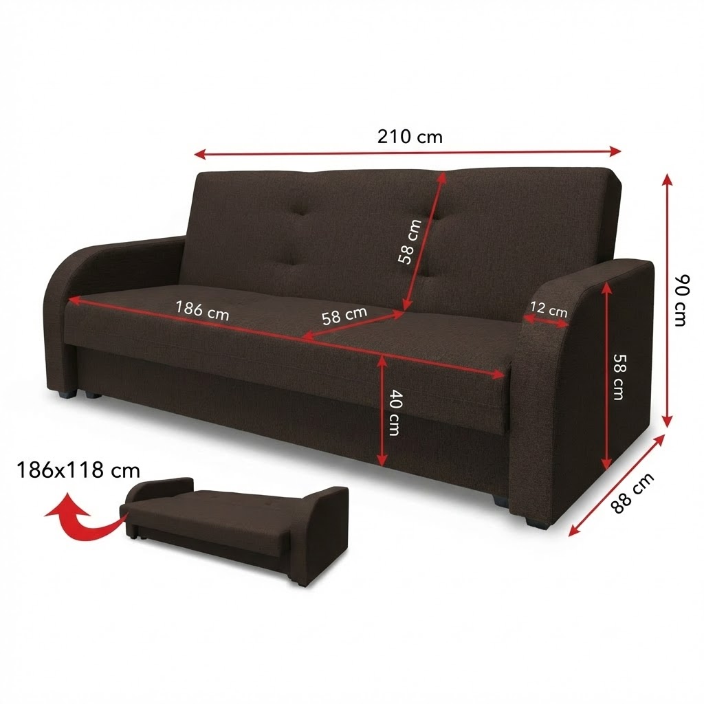 WERSALKA KANAPA SOFA OLIVI BRĄZOWA INARI 28 FUNKCJA SPANIA POJEMNIK NA POŚCIEL WYMIARY.jpg