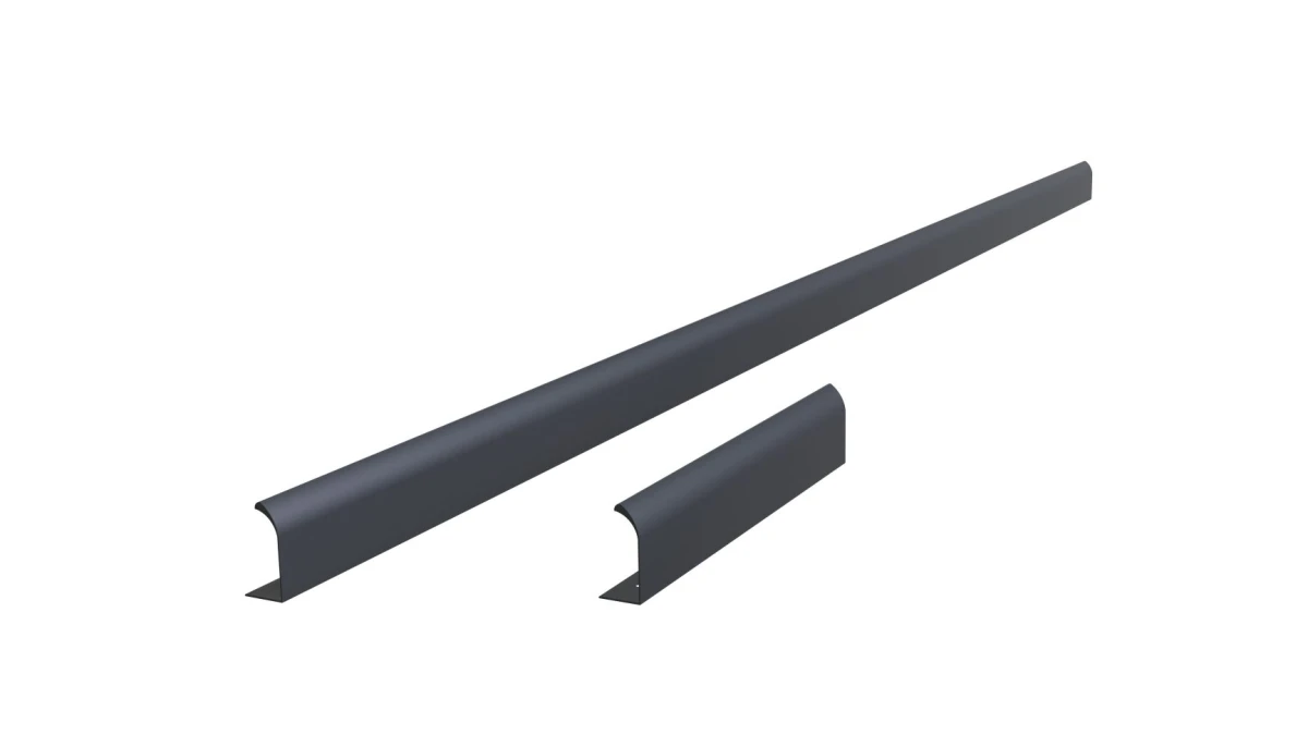 Długi Uchwyt Krawędziowy do Szafy oraz Krótki Uchwyt do Nadstawki