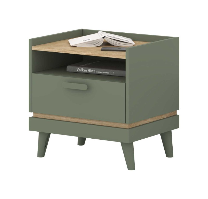 SCANDI 24GDOH22_SZAFKA NOCNA STOLIK NOCNY ZGASZONA ZIELEŃ DĄB OLEJOWANY ZEWNĄTRZ PÓŁARANŻ.jpg