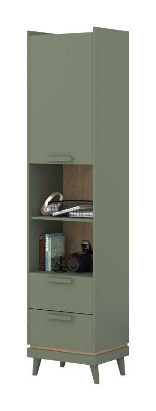 SCANDI 24GDOH88_REGAŁ ZGASZONA ZIELEŃ DĄB OLEJOWANY ZEWNĄTRZ PÓŁARANZ.jpg