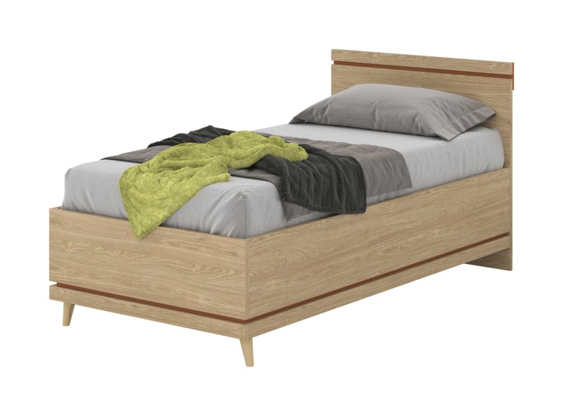 SCANDI 24D5OH34_ŁÓŻKO MŁODZIEŻOWE 100X200 DĄB OLEJOWANY - CEGLANY ZEWNĄTRZ PÓŁARANŻ.jpg