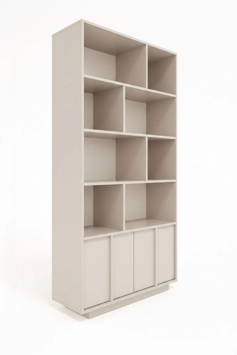 Nowoczesny Regał Kaszmirowy 90 cm LINEA