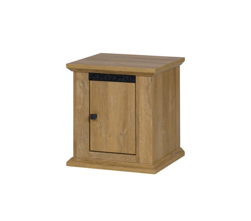 MZ19 Stolik Nocny Szafka Nocna Mała Duża MEZO Biała Dąb Grand Kraft Biały.jpg