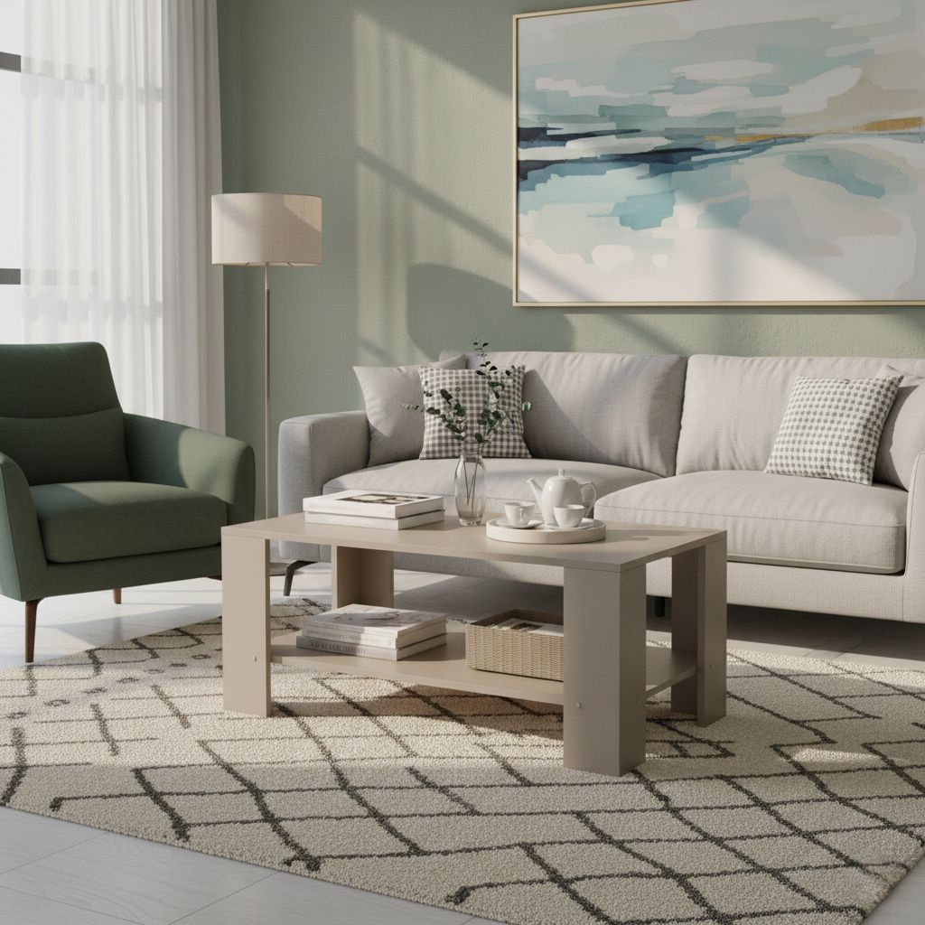 Stolik Kawowy Kaszmirowy 105 cm do Salonu LINEA
