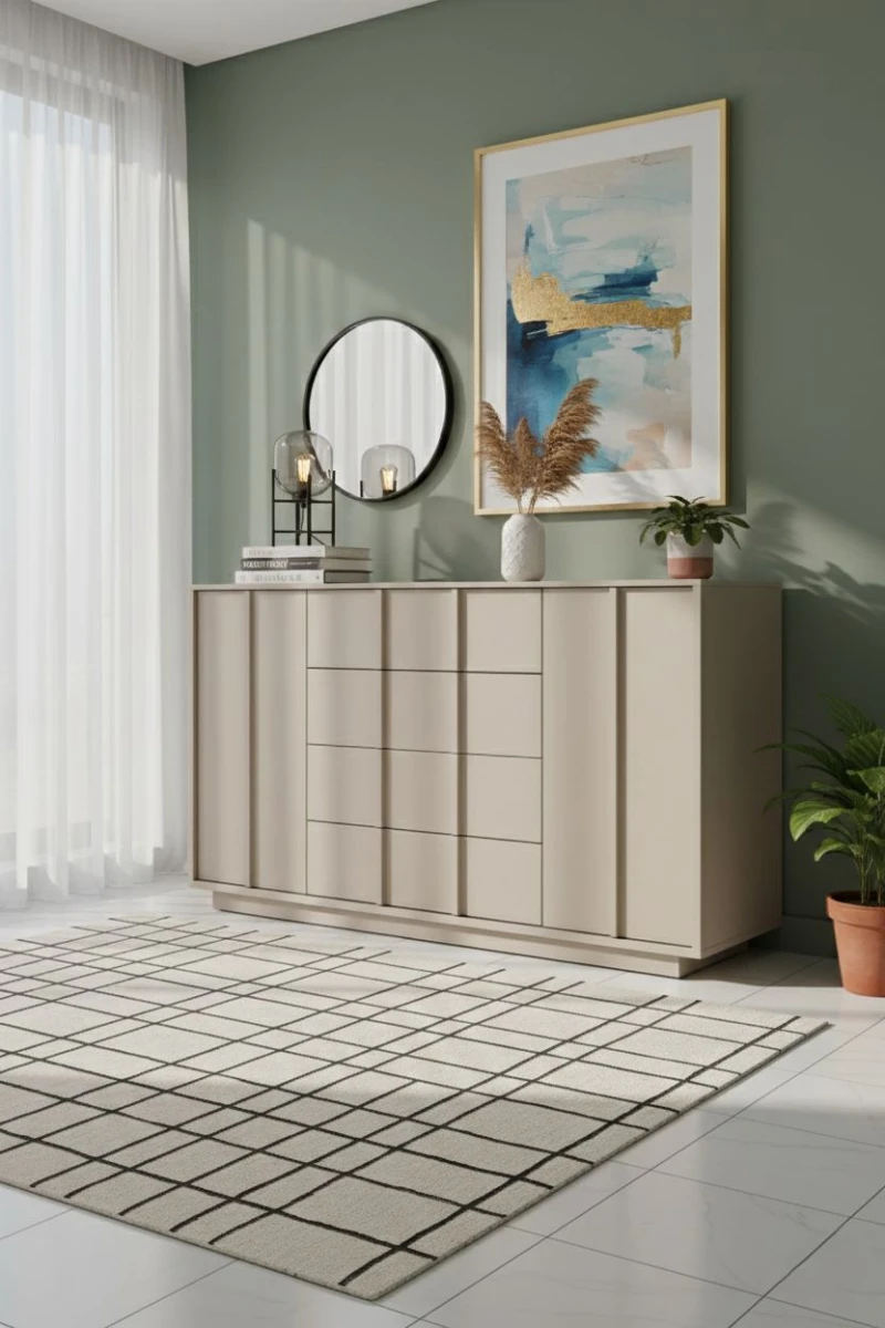 Komoda Kaszmirowa 160 cm do Sypialni LINEA