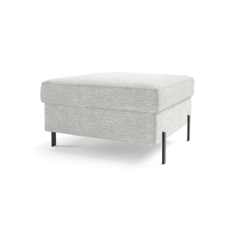 Nowoczesna Szara Pufa do Salonu PIENZA