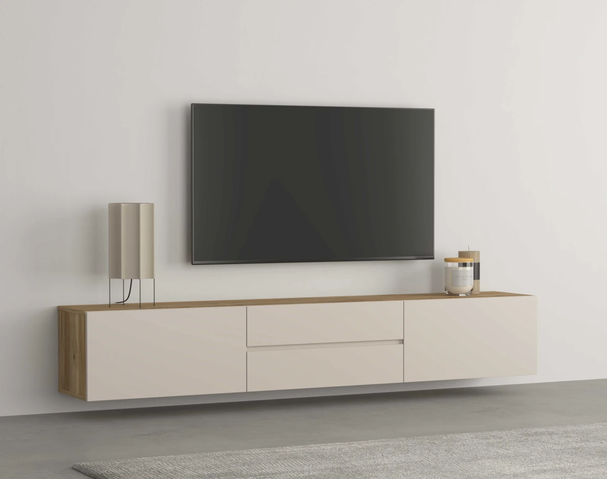 CRISS 24MKOM39_6 SZAFKA RTV WISZĄCA DO SALONU DĄB MUAVELLA KASZMIR ARANŻACJA.jpg