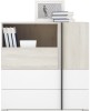 Komoda Młodzieżowa 90 cm Biała Dąb Wilton do Pokoju REMO RM8