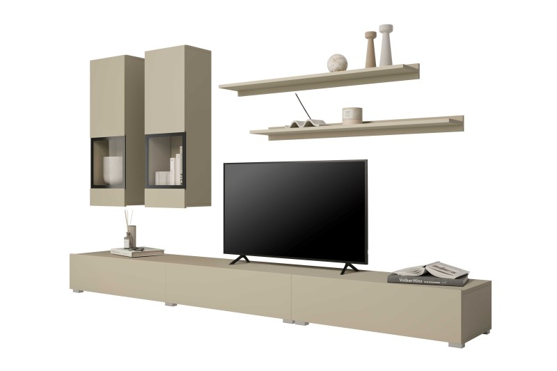 BAROS 2412BM10_2a MEBLOŚCIANKA DO SALONU POKOJU DZINNEGO BEŻOWA JASNY BEŻ PÓŁARANŻ.jpg