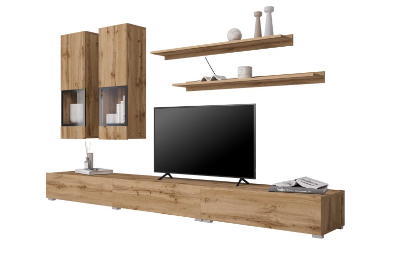 BAROS 24N0BM10_2a MEBLOŚCIANKA DO SALONU POKOJU DZINNEGO DĄB WOTAN PÓŁARANŻ.jpg