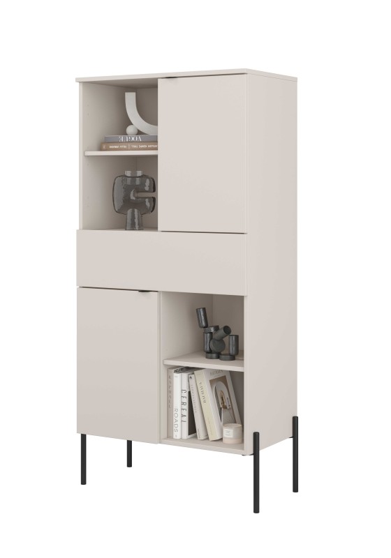 ORE 24KSOG42_2a SALON POKÓJ DZIENNY KOMODA WYSOKA WITRYNA REGAŁ 2D1S KASZMIR ZEWNĄTRZ PÓŁARANŻ.jpg