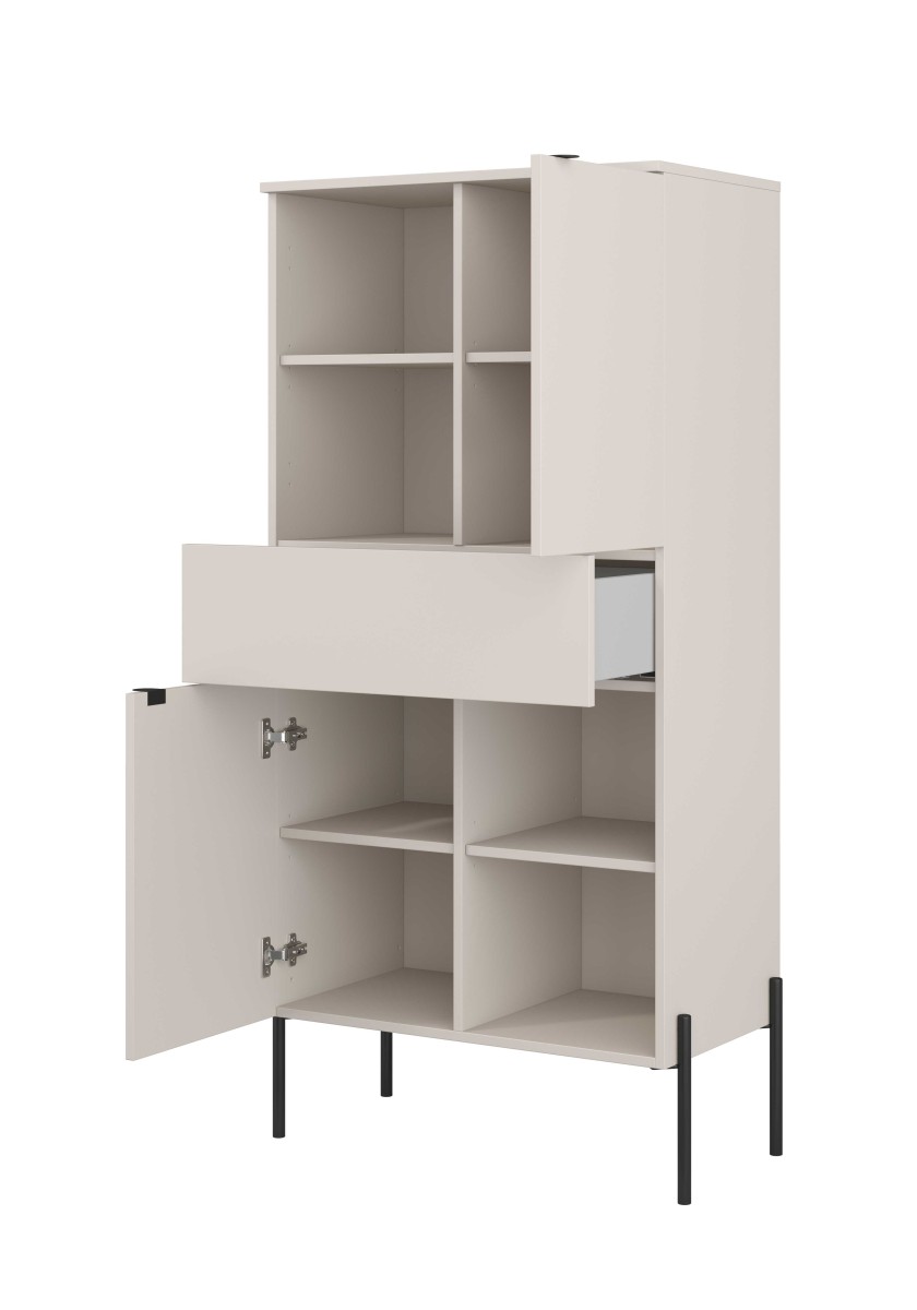 ORE 24KSOG42_4 SALON POKÓJ DZIENNY KOMODA WYSOKA WITRYNA REGAŁ 2D1S KASZMIR WEWNĄTRZ.jpg