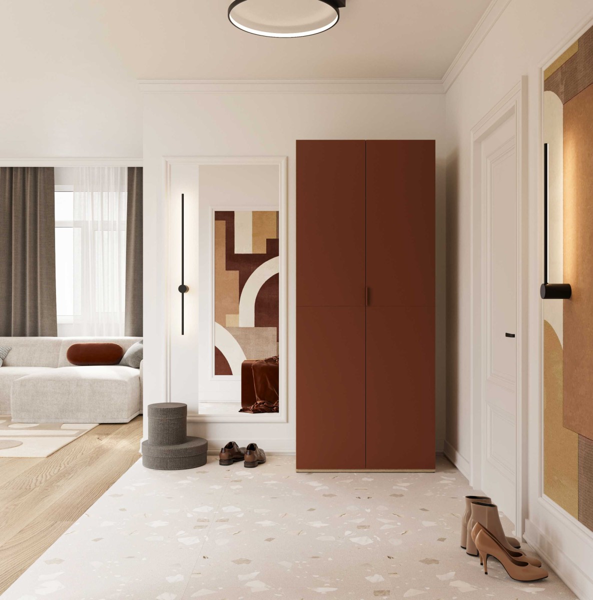 MONTANA 24ETOL18_1a SZAFA DWUDRZWIOWA 90 CM DĄB ELEGANCKI TERRACOTA ARANŻACJA.jpg
