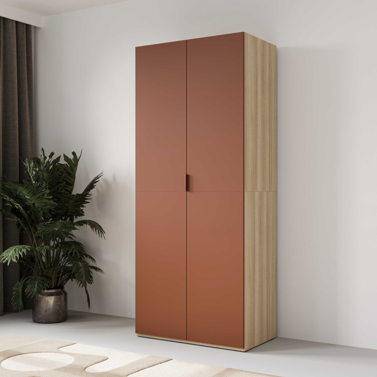 MONTANA 24ETOL18_5 SZAFA DWUDRZWIOWA 90 CM DĄB ELEGANCKI TERRACOTA ARANŻACJA.jpg