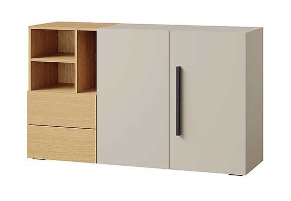 KOMODA DUZA_dąb wiosenny+kaszmir DO POKOJU MŁODZIEŻOWEGO DZIECKA NOWOCZESNA.jpg