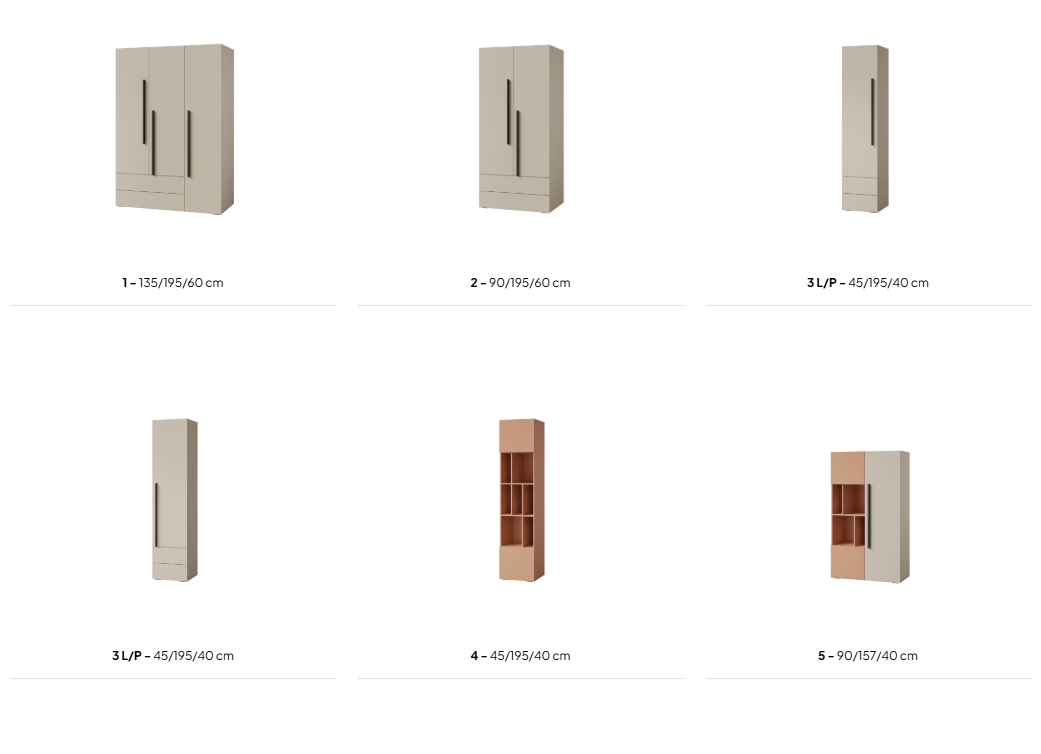 DO POKOJU MŁODZIEŻOWEGO DZIECKA NOWOCZESNE MEBLE KOLEKCJA LORIN SZAFY.png