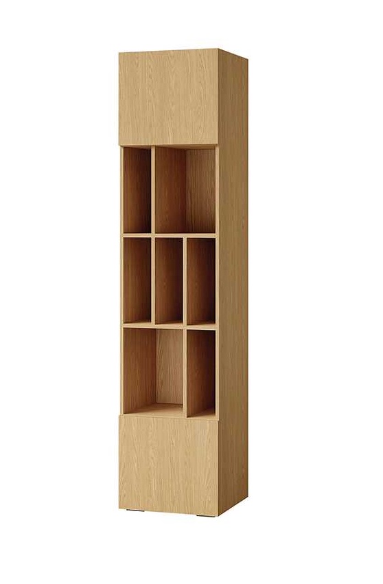 SLUPEK OTWARTY_dąb wiosenny+kaszmir DO POKOJU MŁODZIEŻOWEGO DZIECKA NOWOCZESNY.jpg