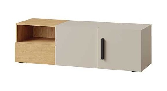 SZAFKA RTV_dąb wiosenny+kaszmir DO POKOJU MŁODZIEŻOWEGO DZIECKA NOWOCZESNA.jpg