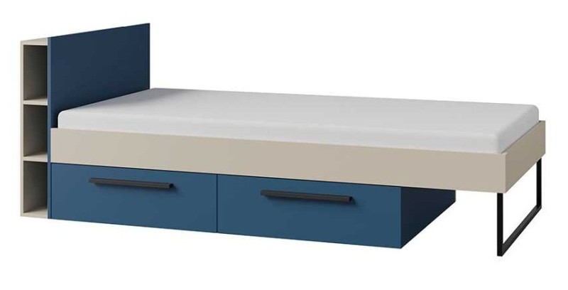 ŁÓŻKO_błękit+kaszmir_5 DO POKOJU MŁODZIEŻOWEGO DZIECKA NOWOCZESNE.jpg