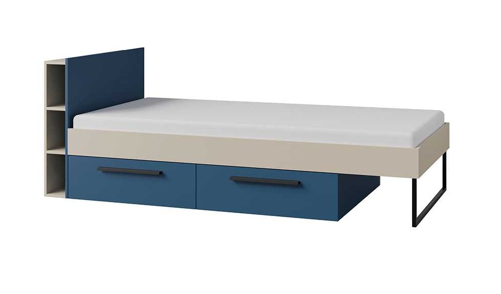 ŁÓŻKO_błękit+kaszmir_5 DO POKOJU MŁODZIEŻOWEGO DZIECKA NOWOCZESNE.jpg