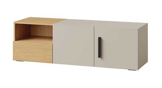 SZAFKA RTV_dąb wiosenny+kaszmir DO POKOJU MŁODZIEŻOWEGO DZIECKA NOWOCZESNA.jpg