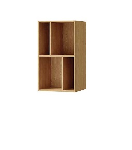 SZAFKA WISZACA OTWARTA_dąb wiosenny+kaszmir DO POKOJU MŁODZIEŻOWEGO DZIECKA NOWOCZESNA.jpg