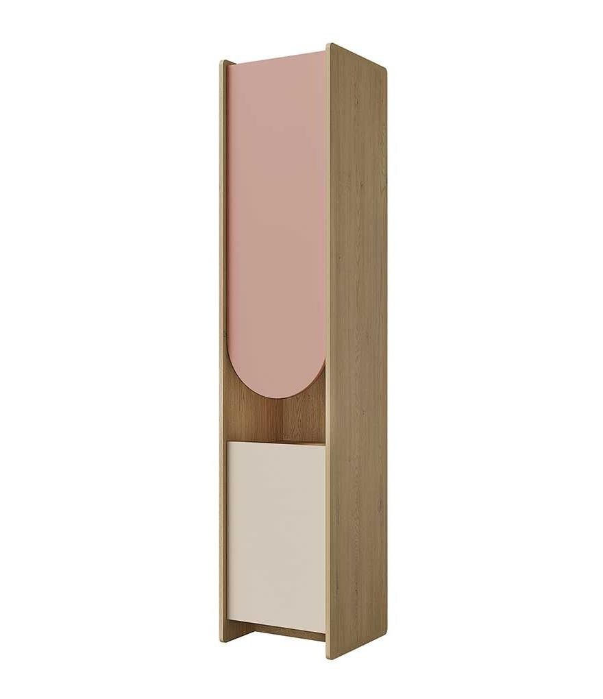 LEXI SLUPEK DĄB CREMONA MACADAMIA PUDROWY RÓŻ DO POKOJU DZIECKA.jpg