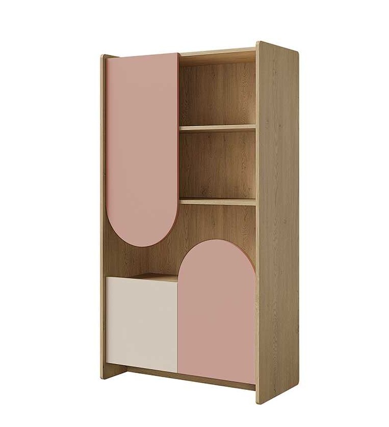 LEXI REGAL 3D DĄB CREMONA MACADAMIA PUDROWY RÓŻ DO POKOJU DZIECKA.jpg