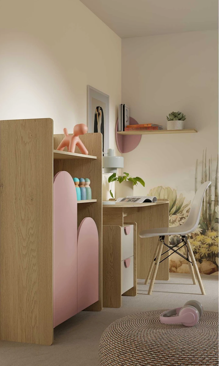 LEXI detal DĄB CREMONA MACADAMIA PUDROWY RÓŻ DO POKOJU DZIECKA.jpg