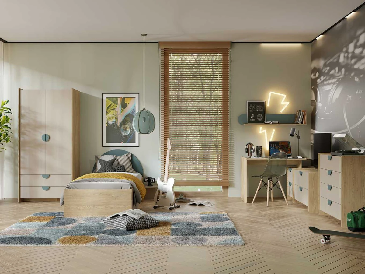 LEXI DĄB CREMONA MACADAMIA MORSKI NIEBIESKI DO POKOJU DZIECKA ARANŻ.jpg