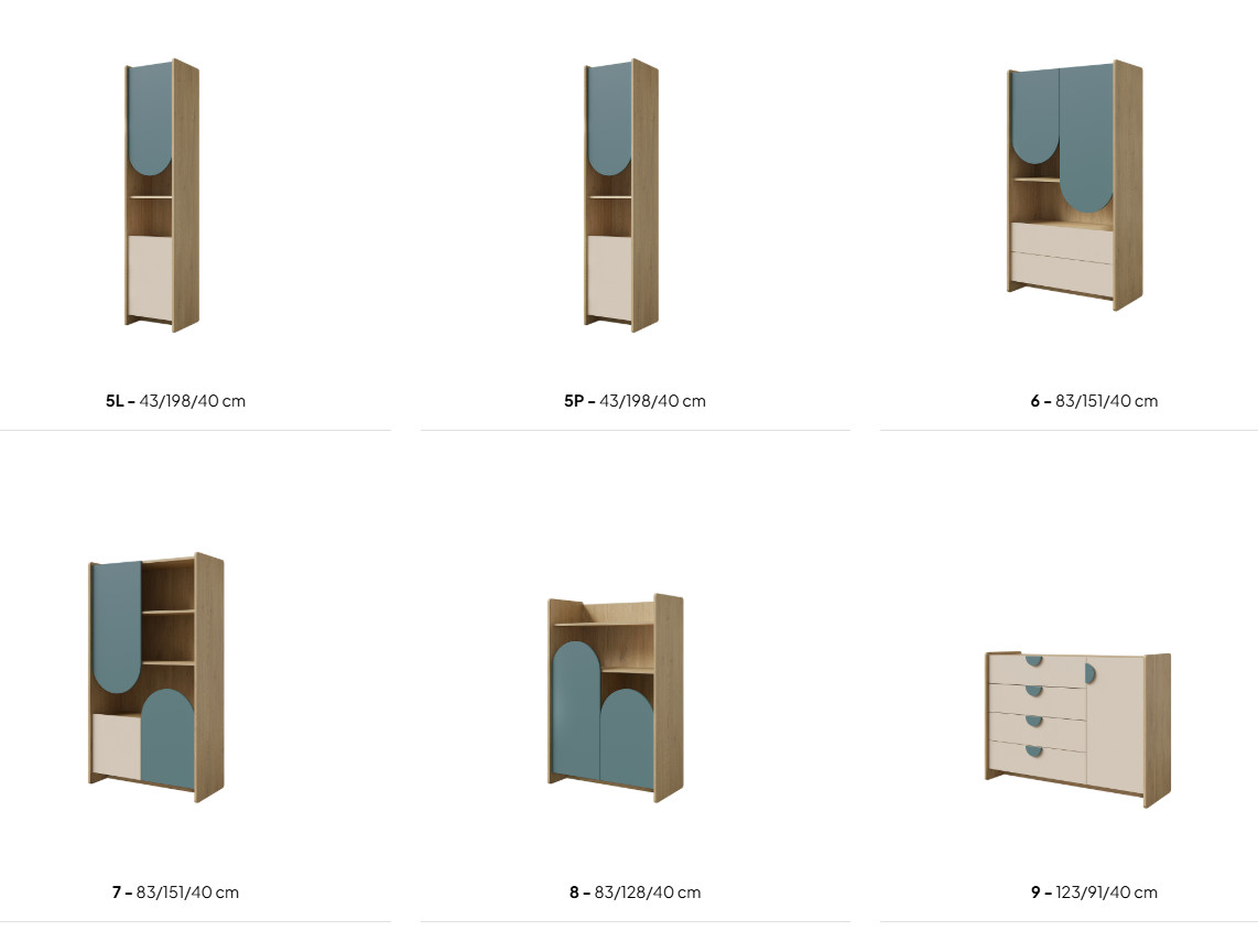 LEXI DĄB CREMONA MACADAMIA MORSKI ZESTAW KOLEKCJA KOMODY WYMIARY.png