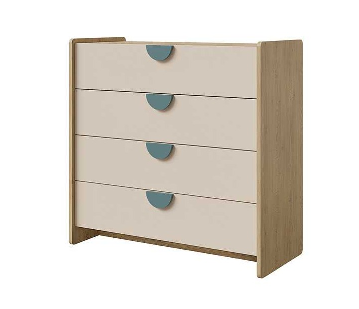 KOMODA 4SZ_morski DĄB CREMONA MACADAMIA MORSKI NIEBIESKI DO POKOJU DZIECKA.jpg