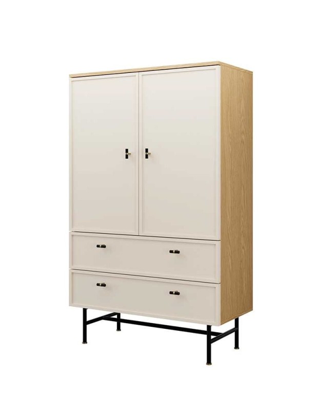 ELORA REGAL NISKI 2S2D_dąb wiosenny+macadamia kaszmir kaszmirowy beż beżowy.jpg